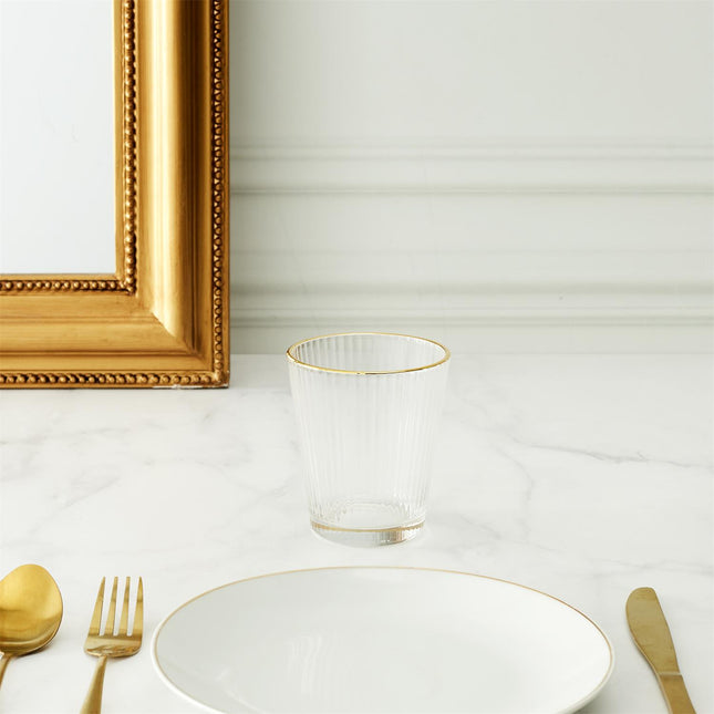 Stikla glāze ar zelta maliņu – 300 ml