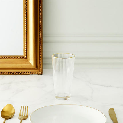 Stikla glāze ar zelta maliņu – 400 ml