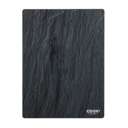 Stikla griešanas dēlis marmora zīmējums– tumši zils 40 × 30 cm