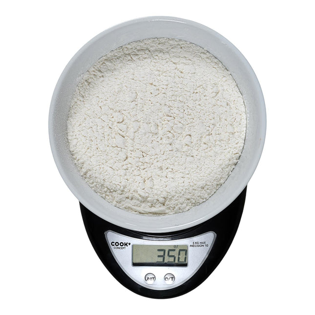 Elektroniskie virtuves svari (5 kg / 1 g precizitāte)