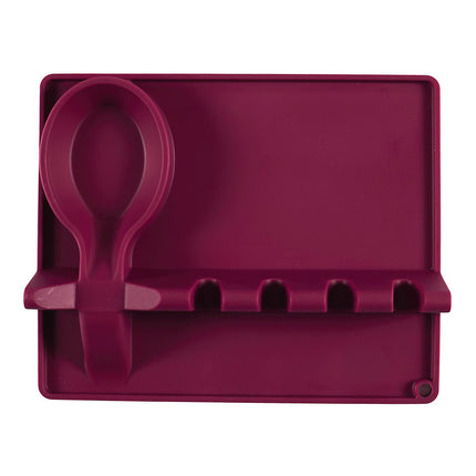 Silikona virtuves piederumu turētājs – 22 × 18 cm, 2 krāsas
