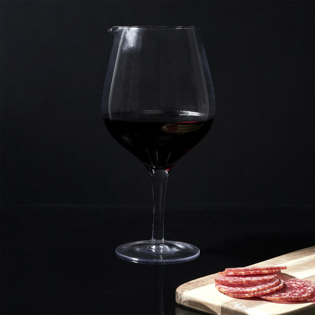 Vīna karafe glāzes formā 1,6 L – eleganta stikla karafe vīnam un dzērieniem