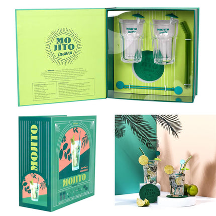 Mojito Lovers – kokteiļu servēšanas komplekts (dāvanu komplekts)