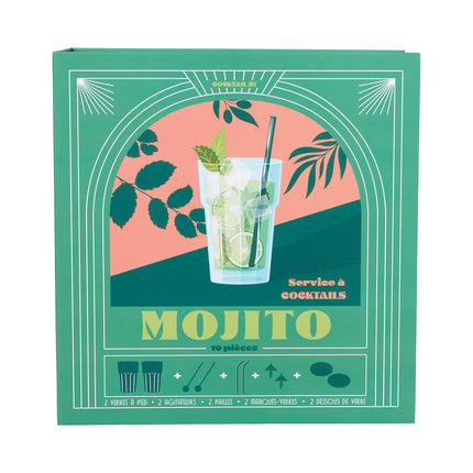 Mojito Lovers – kokteiļu servēšanas komplekts (dāvanu komplekts)