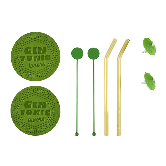 Dāvanu komplekts “Gin Tonic lovers” – glāzes un aksesuāri gin tonic baudīšanai