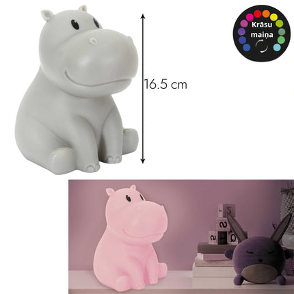 LED naktslampiņa “Begimots” ar krāsu maiņu – maiga gaisma bērnu istabai