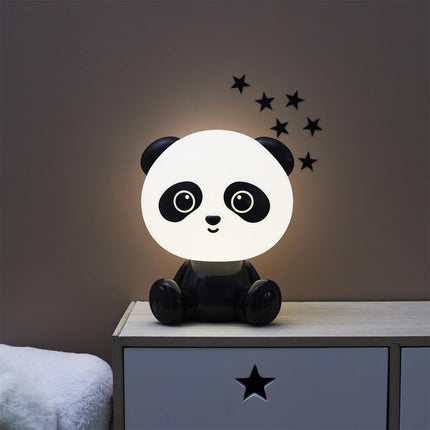 Panda LED naktslampa bērniem – USB uzlāde, pieskāriena vadība