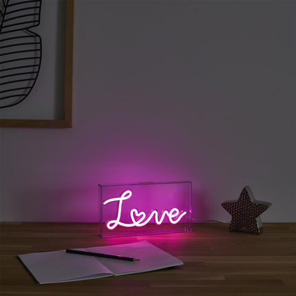 LED neona lampa “Love”
