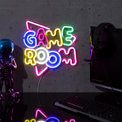 LED dekora lampa “Game Room” – neona efekts