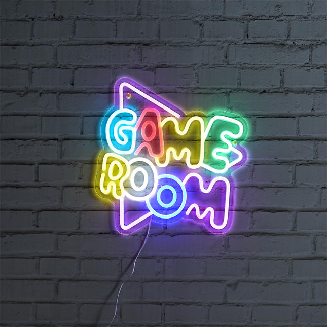 LED dekora lampa “Game Room” – neona efekts