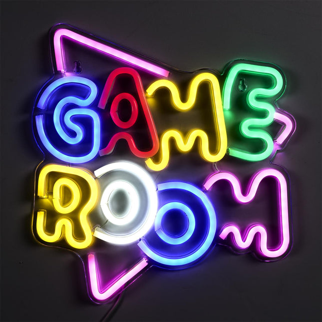 LED dekora lampa “Game Room” – neona efekts
