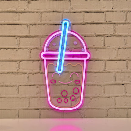 LED dekora lampa “Bubble Tea” – neona efekts