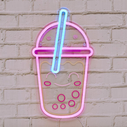 LED dekora lampa “Bubble Tea” – neona efekts