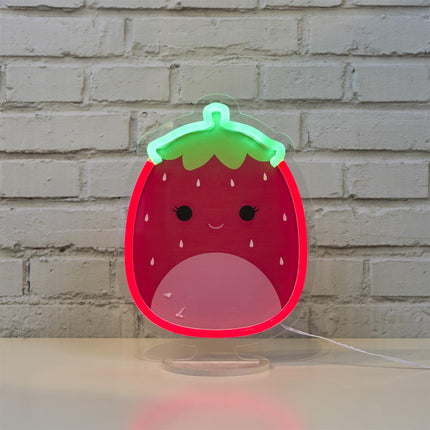 Kawaii LED neona efekta lampa, 4 dizaini, 19 × 25,4 cm