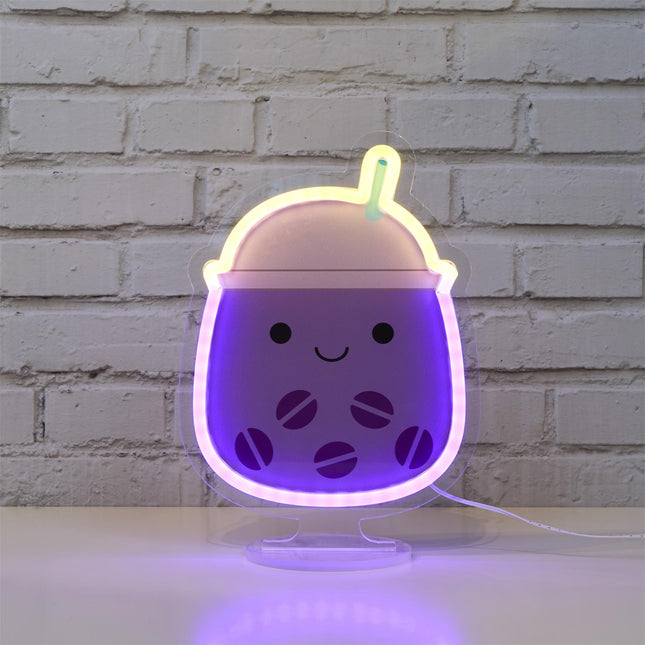 Kawaii LED neona efekta lampa, 4 dizaini, 19 × 25,4 cm