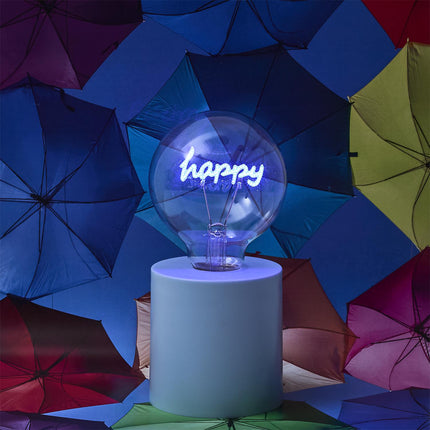 LED neon efekta spuldzes lampa ar uzrakstu / simbolu – bateriju darbināma 17.3 cm