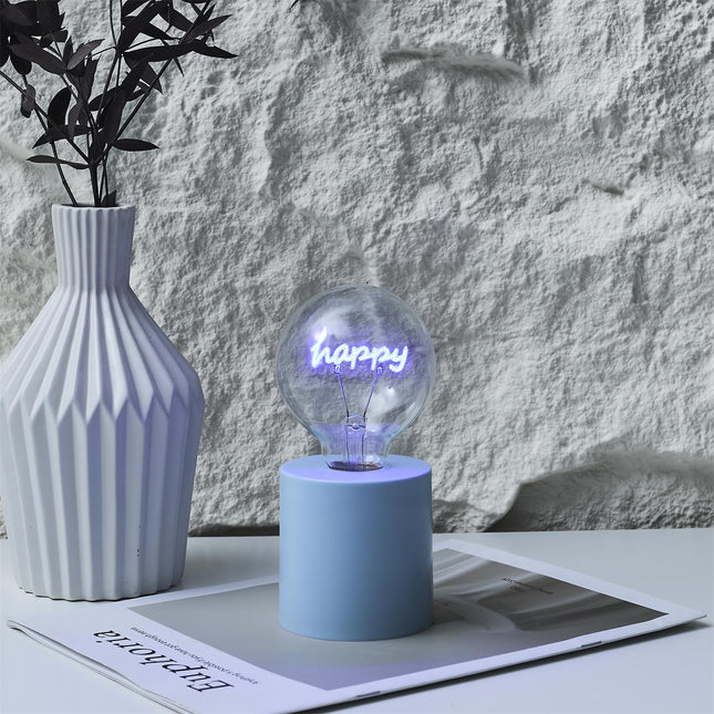 LED neon efekta spuldzes lampa ar uzrakstu / simbolu – bateriju darbināma 17.3 cm