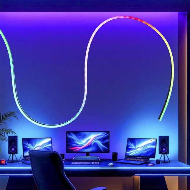 Neona LED gaismas lente Rainbow USB (3 m / 5 m)