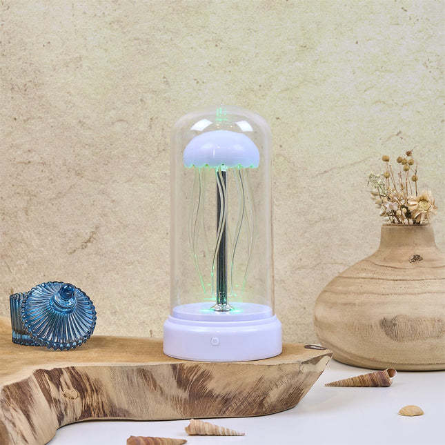 LED medūzas rotējoša lampa ar mainīgām krāsām – dekoratīva 20.5 cm