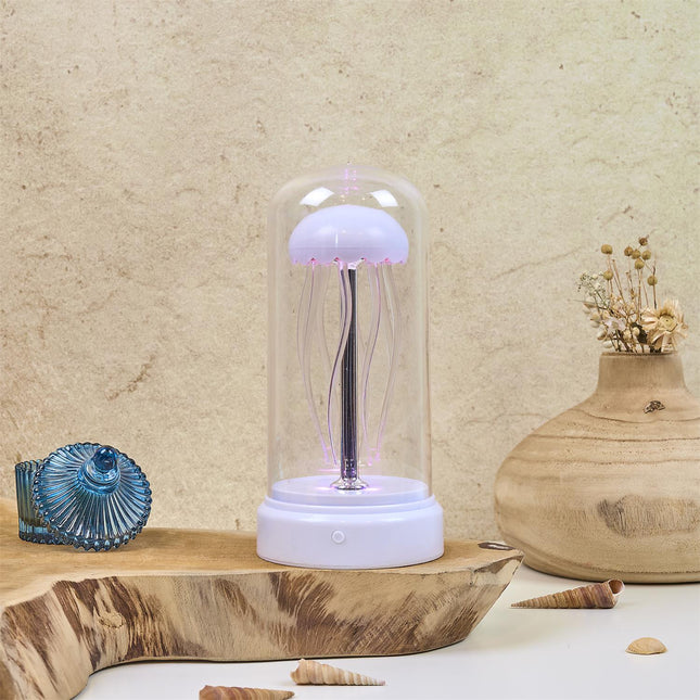 LED medūzas rotējoša lampa ar mainīgām krāsām – dekoratīva 20.5 cm