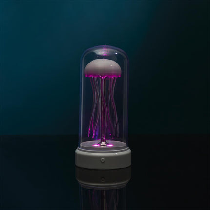 LED medūzas rotējoša lampa ar mainīgām krāsām – dekoratīva 20.5 cm