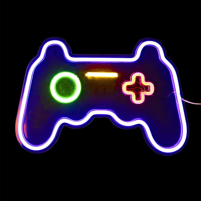 LED neona efekta lampa  – spēļu pults dizains