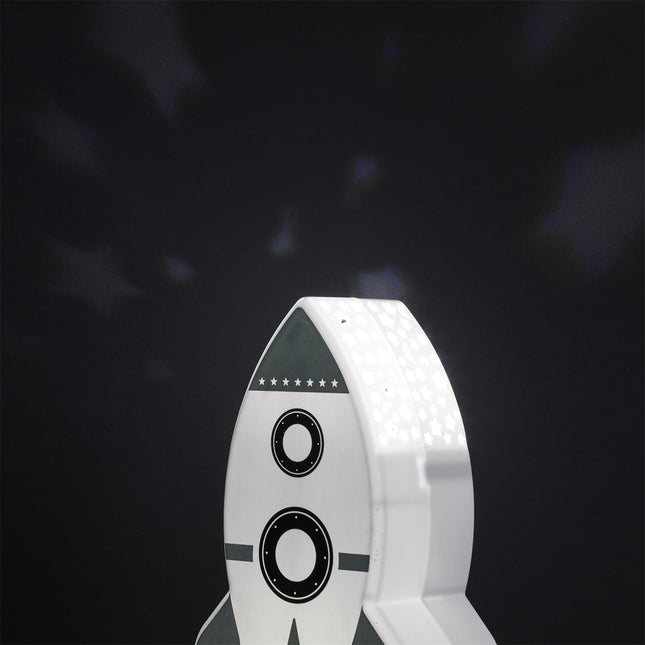 LED Naktslampiņa–Projektors “Raķete” bērniem