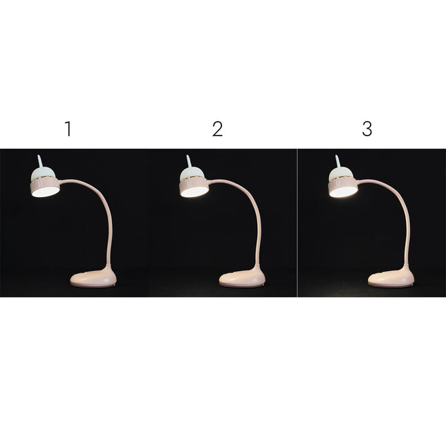 LED uzlādējama galda lampa ar austiņām