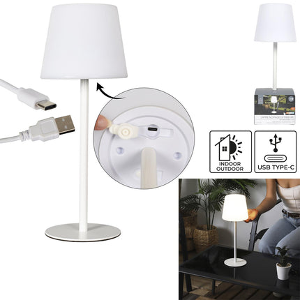 Uzlādējama galda lampa iekštelpām/ārtelpām
