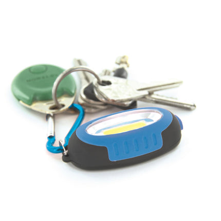 Mini COB LED lukturītis ar karabīni un magnētu, 4 krāsas