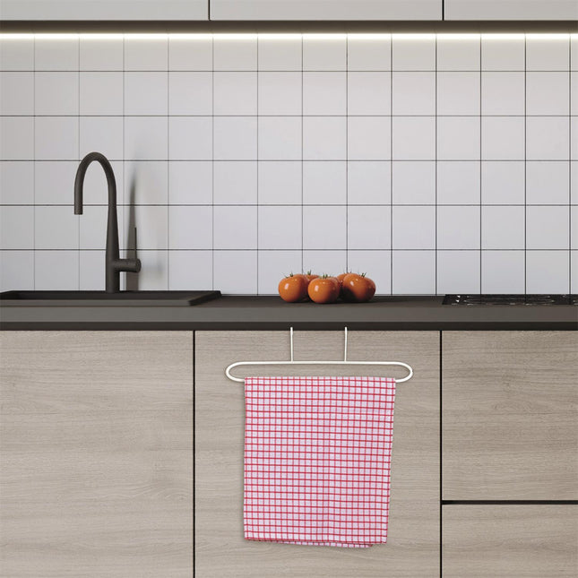 Dvieļu turētājs durvīm – bez urbšanas (26 cm)