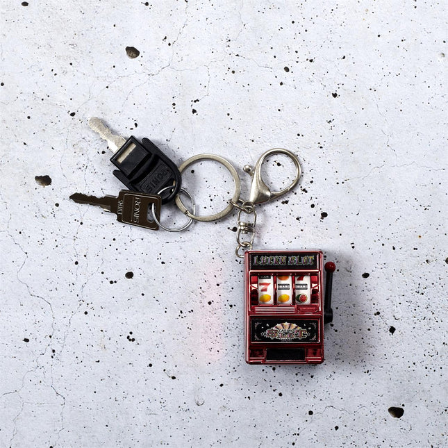 Mini kazino automāta atslēgu piekariņš “Lucky Slot”