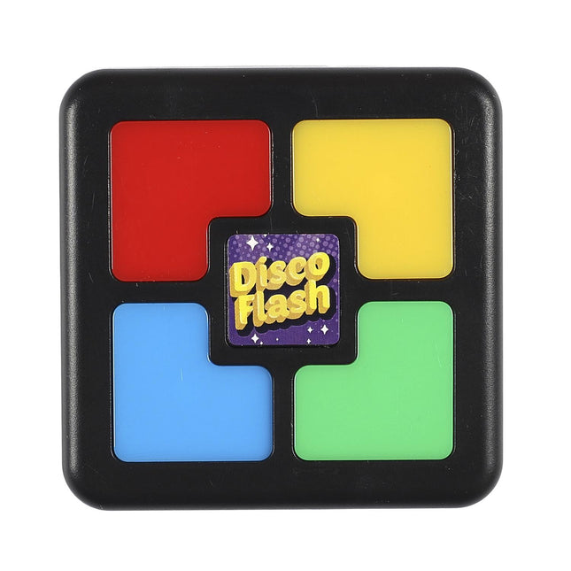 Elektroniskā atmiņas spēle Disco Flash – gaismas, skaņas un reakcijas treniņš