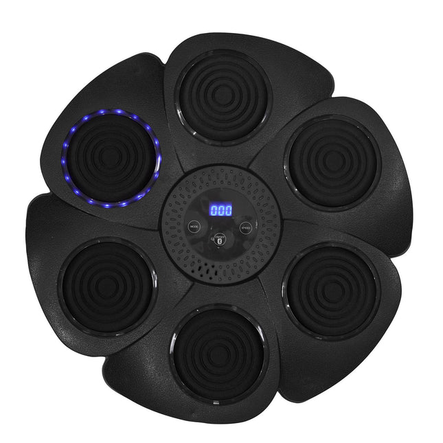 Interaktīvs boksa treniņu mērķis ar Bluetooth skaļruni un LED apgaismojumu