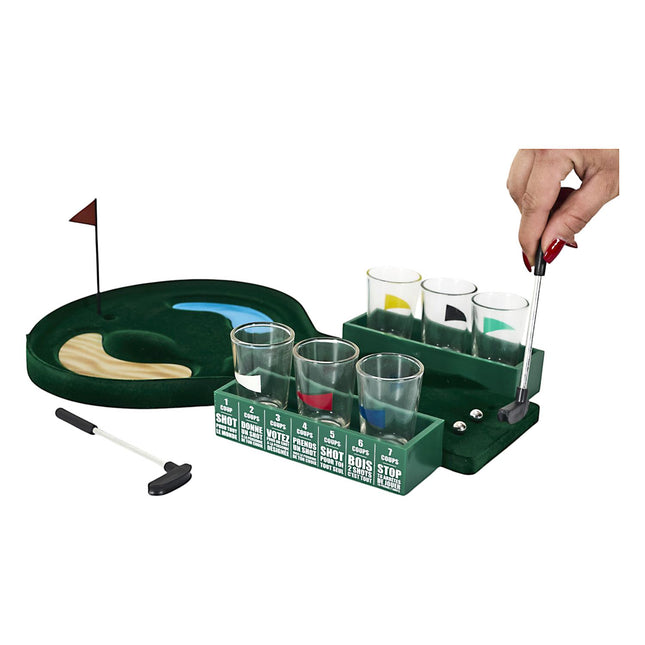 Mini golfa spēle ar glāzītēm – ballītēm un jautrībai