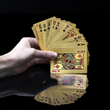 Zelta un melnas spēļu kārtis “Casino Edition” – 54 kārtis