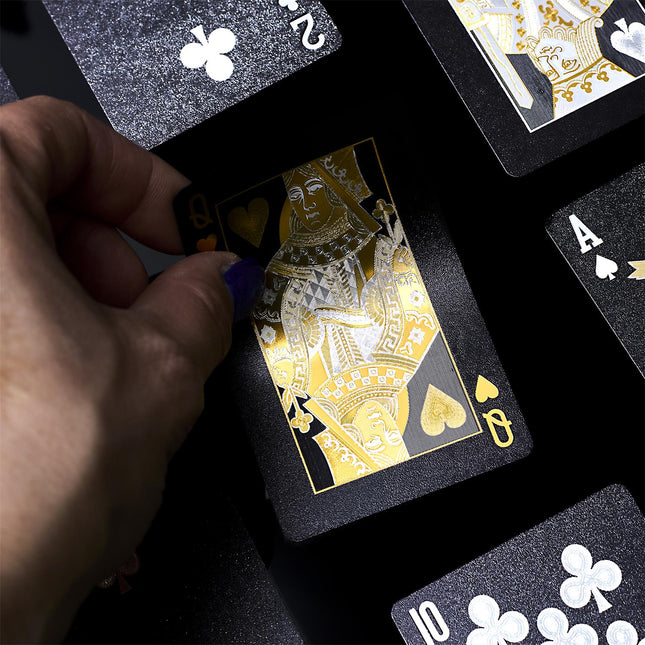 Zelta un melnas spēļu kārtis “Casino Edition” – 54 kārtis