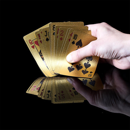 Zelta un melnas spēļu kārtis “Casino Edition” – 54 kārtis