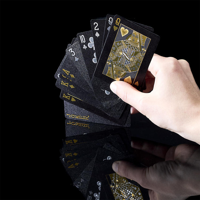 Zelta un melnas spēļu kārtis “Casino Edition” – 54 kārtis