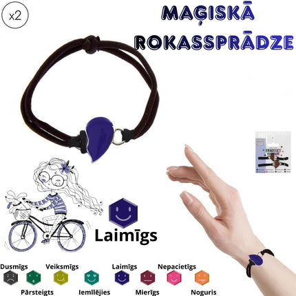 Noskaņojuma aproce (2 gab.) – Bracelet Humeur