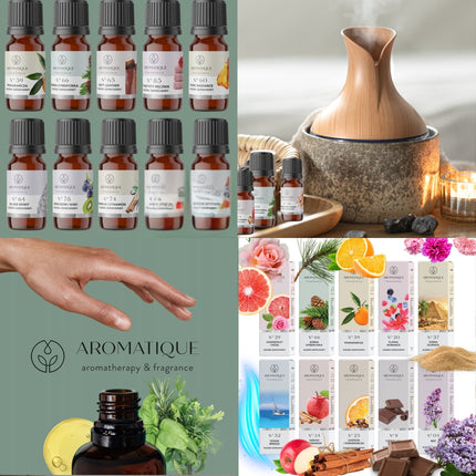 Dabīgās aromātiskās eļļas – harmonijai, labsajūtai un mājīgai atmosfērai 12ml