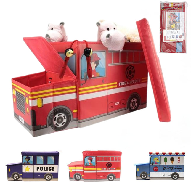 Saliekama bērnu mantu kaste – Auto dizains