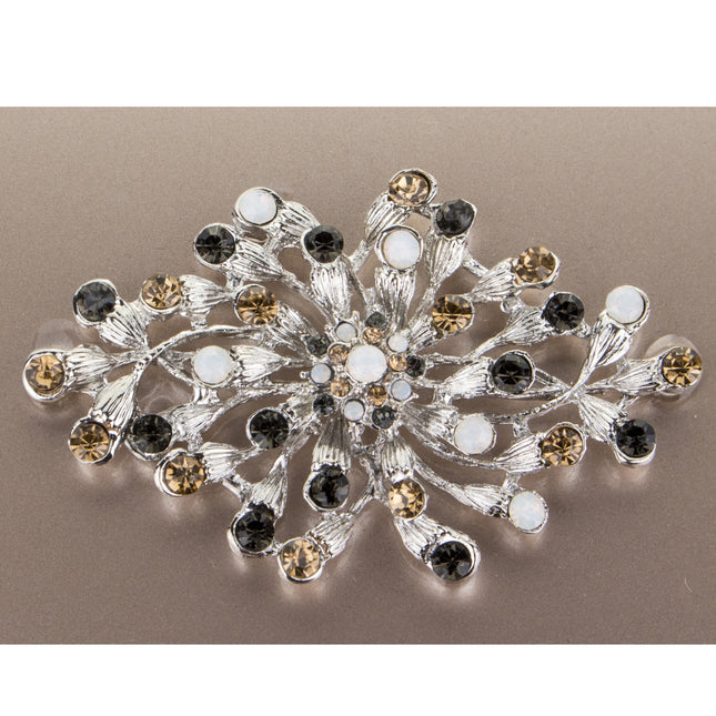 Dekoratīva stikla  lādīte ar kristāla rotājumu