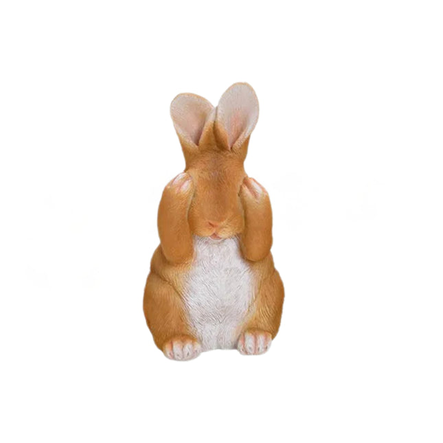 Dekoratīvs Lieldienu zaķis – 13 cm (6 varianti, brūns / pelēks)