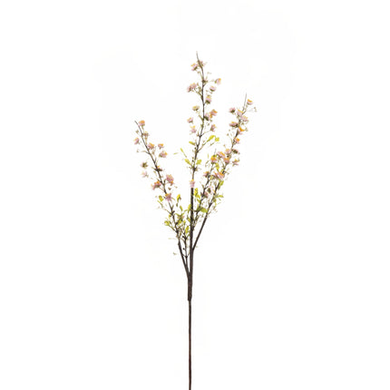Mākslīgais ziedošais zars rozā tonī 102cm