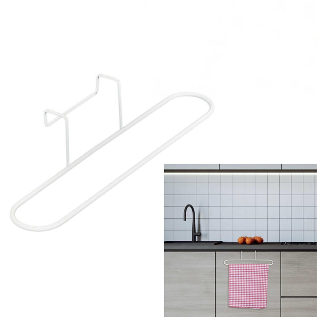 Dvieļu turētājs durvīm – bez urbšanas (26 cm)