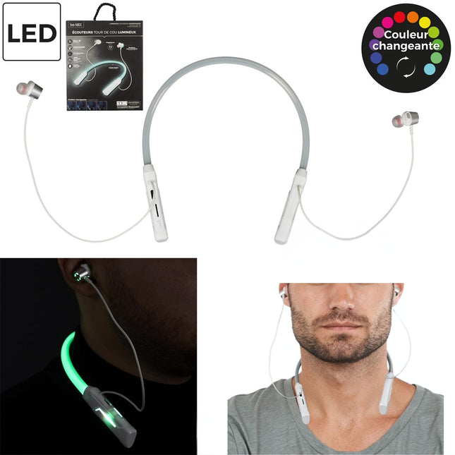 LED Austiņas ar Krāsu Maiņu