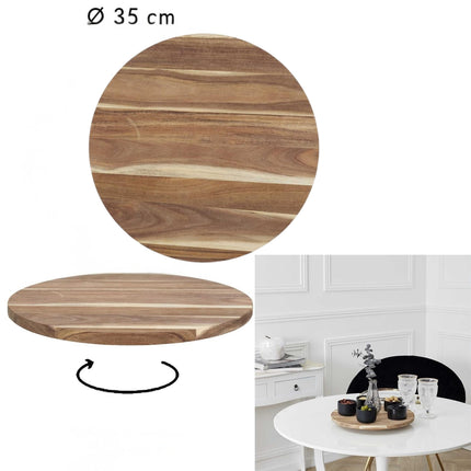 Rotējošs Koka Paliktnis ⌀ 35 cm