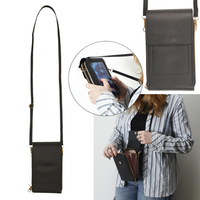 Telefona somiņa ar skārienjutīgu lodziņu