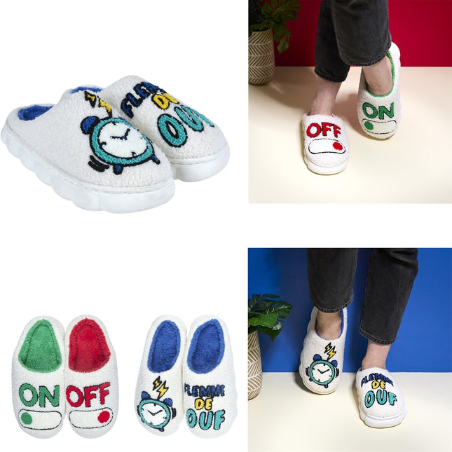 Stilīgas mājas čības “On / Off”